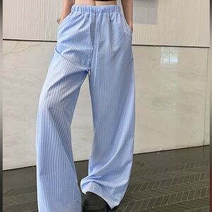 Striped Blue Pants